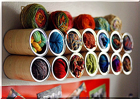 Knit yarn - keep your home organized