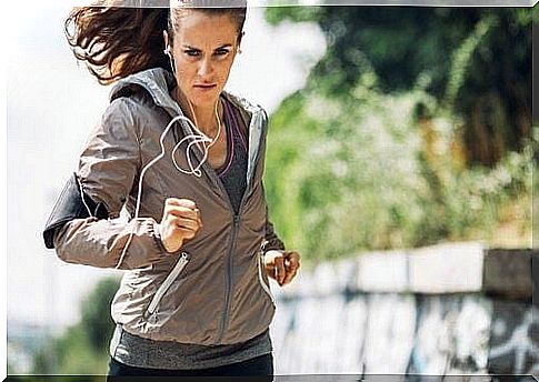 Woman running