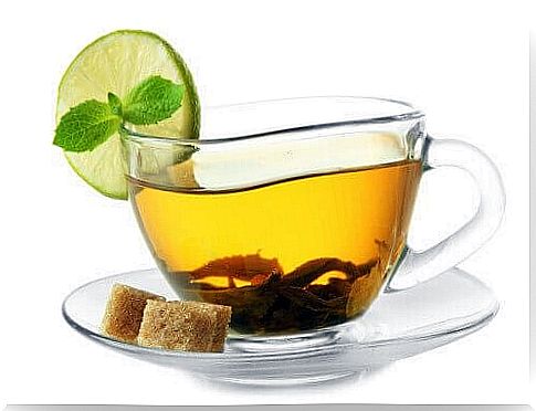 A cup of green tea is a great way to start the day