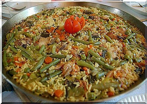 Valencian paella recipe