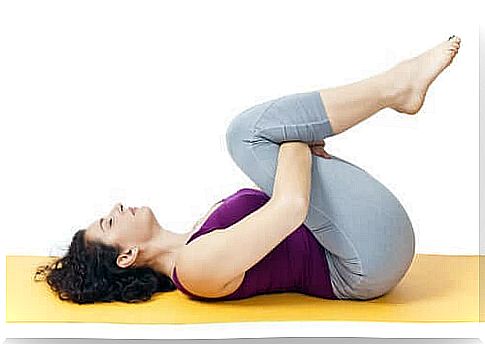 This exercise helps to stretch your back muscles