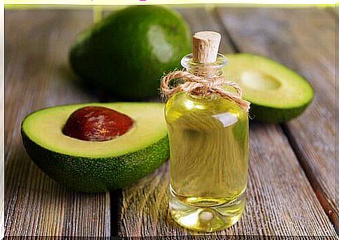 avocado oil and fresh avocados