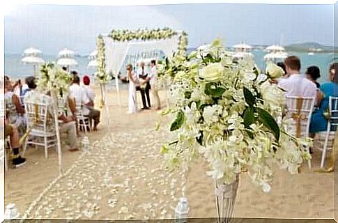 Wedding by the sea