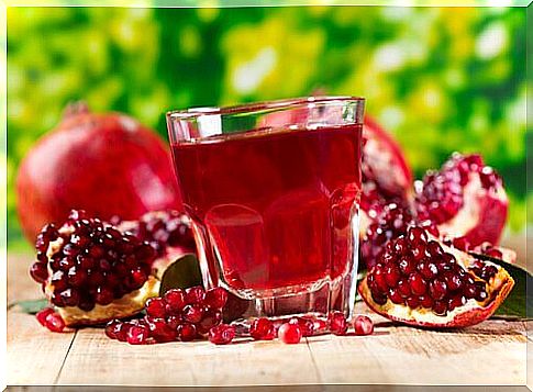 Pomegranate juice - stomach ache